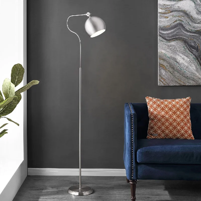 Dimmable Floor Lamp for Adjustable Lighting AmbianceDimmable Floor Lamp for Adjustable Lighting AmbianceSAFAVIEH Lighting Sonia 64.5-inch Iron Floor Lamp - 16.5" x 9.5" x 64.5" - Nickel - 17Wx10Dx65H Dimmable Floor Lamp for Adjustable Lighting AmbianceDimmable Floor Lamp for Adjustable Lighting AmbianceSAFAVIEH Lighting Sonia 64.5-inch Iron Floor Lamp - 16.5" x 9.5" x 64.5" - Nickel - 17Wx10Dx65H