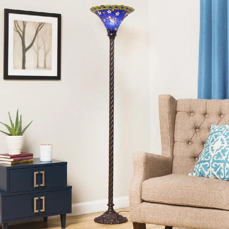 Bohemian Inspired Floor Lamp for Eclectic Home DecorBohemian Inspired Floor Lamp for Eclectic Home DecorTiffany-style Blue Star Torchiere Bohemian Inspired Floor Lamp for Eclectic Home DecorBohemian Inspired Floor Lamp for Eclectic Home DecorTiffany-style Blue Star Torchiere