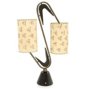 victorian style table lamps with ornate details for traditional homesvictorian style table lamps with ornate details for traditional homesVintage Black Boomerang 2 Shade Table Lamp