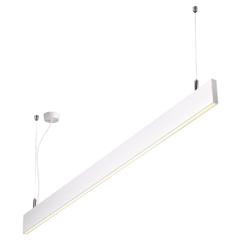 Retro Ceiling Lights Inspired by the 1950s and 1960s DesignRetro Ceiling Lights Inspired by the 1950s and 1960s Design230V Office Pendant Linkable SPEND40 25W 4000K Natural White 608 * 18.5 * 80mm - WHITE Retro Ceiling Lights Inspired by the 1950s and 1960s DesignRetro Ceiling Lights Inspired by the 1950s and 1960s Design230V Office Pendant Linkable SPEND40 25W 4000K Natural White 608 * 18.5 * 80mm - WHITE