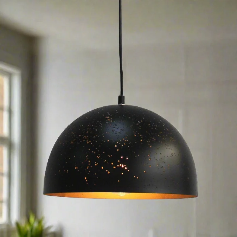 Contemporary Ceiling Lights with Unique, Abstract ShapesContemporary Ceiling Lights with Unique, Abstract ShapesClaire Glistening Dome Metal Pendant Light - Black or White with Gold interior, PL0030 Contemporary Ceiling Lights with Unique, Abstract ShapesContemporary Ceiling Lights with Unique, Abstract ShapesClaire Glistening Dome Metal Pendant Light - Black or White with Gold interior, PL0030