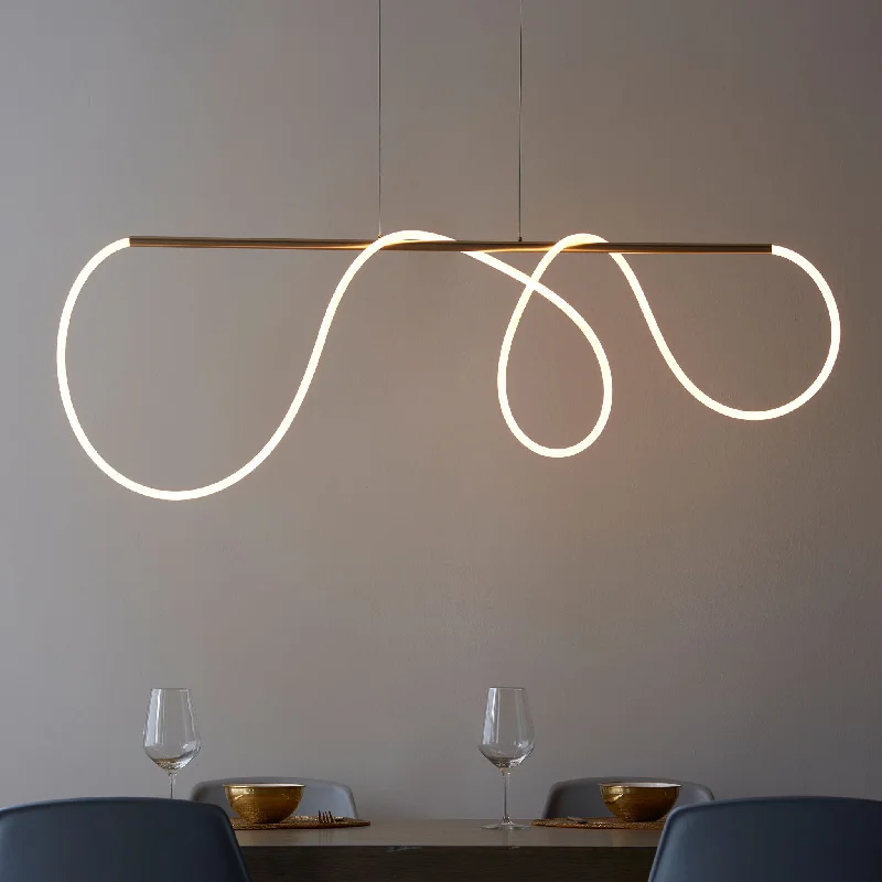 Contemporary Ceiling Lights with Unique, Abstract ShapesContemporary Ceiling Lights with Unique, Abstract ShapesAttalea Linear pendant