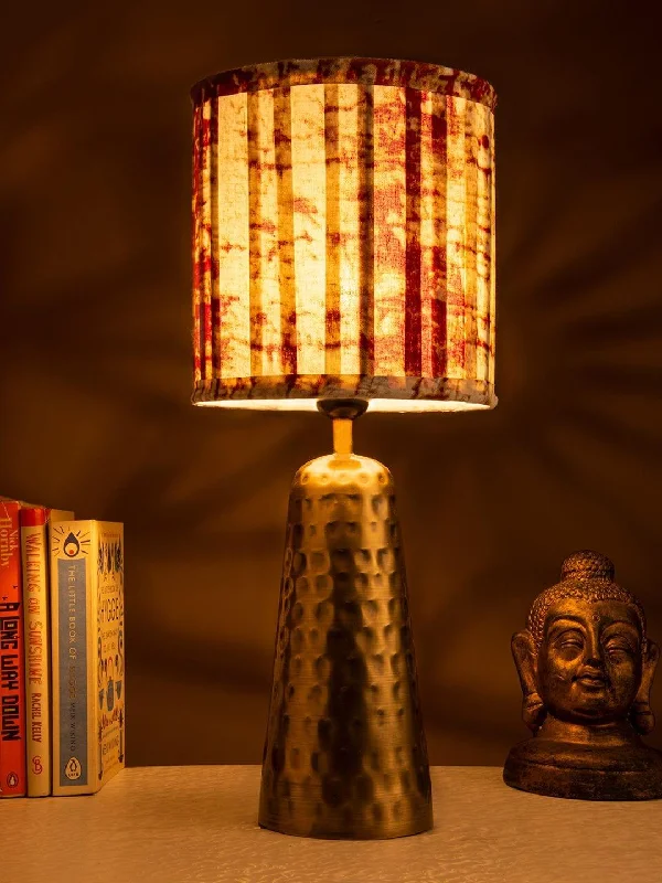 metal table lamps with a matte black finish for a sleek appearancemetal table lamps with a matte black finish for a sleek appearanceGolden Hammered V-Shaped Lamp with Pleeted Muticolor Maroon Shade metal table lamps with a matte black finish for a sleek appearancemetal table lamps with a matte black finish for a sleek appearanceGolden Hammered V-Shaped Lamp with Pleeted Muticolor Maroon Shade