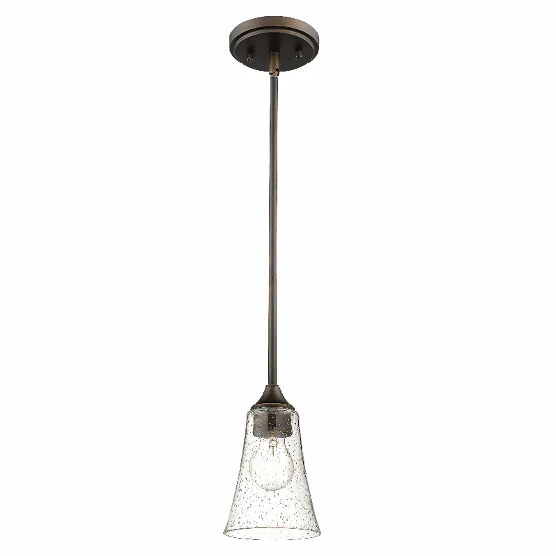 Rustic Ceiling Lights with Reclaimed Wood and Distressed FinishesRustic Ceiling Lights with Reclaimed Wood and Distressed FinishesNatalie Mini-Pendant - Rubbed Bronze - Clear Seeded Glass - 5in. Diameter - E26 Medium Base Rustic Ceiling Lights with Reclaimed Wood and Distressed FinishesRustic Ceiling Lights with Reclaimed Wood and Distressed FinishesNatalie Mini-Pendant - Rubbed Bronze - Clear Seeded Glass - 5in. Diameter - E26 Medium Base