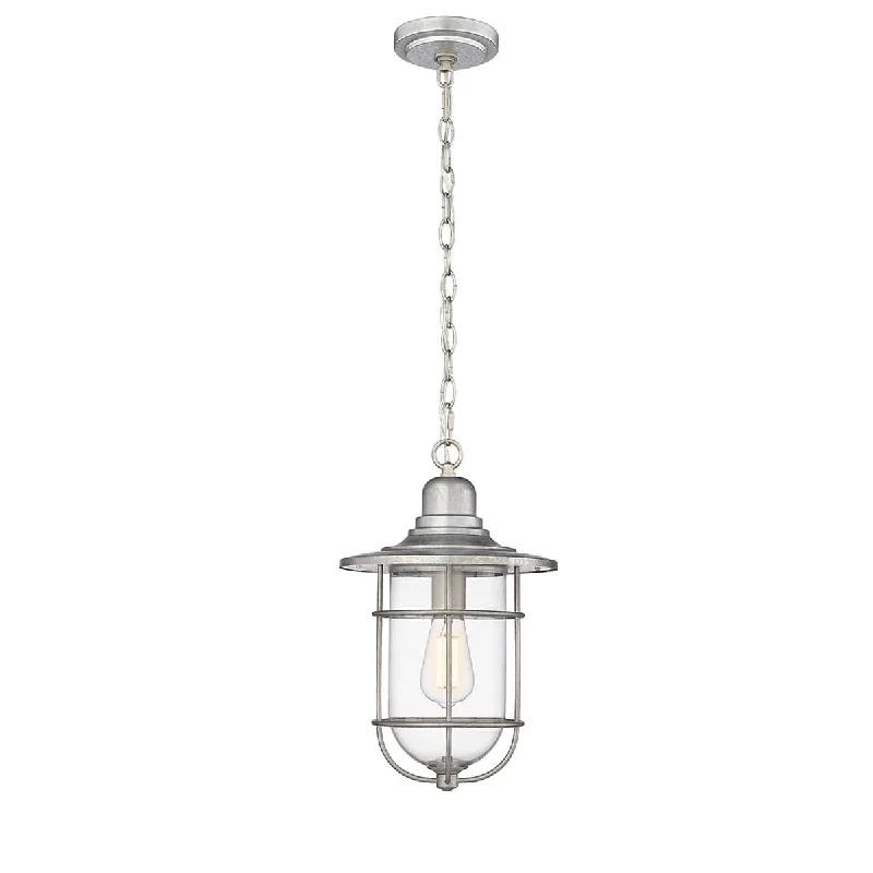 Japanese - Inspired Ceiling Lights with Shoji - Screen - like DiffusersJapanese - Inspired Ceiling Lights with Shoji - Screen - like DiffusersOutdoor Hanging Lantern - Galvanized - Clear Glass - 10in. Diameter - E26 Medium Base