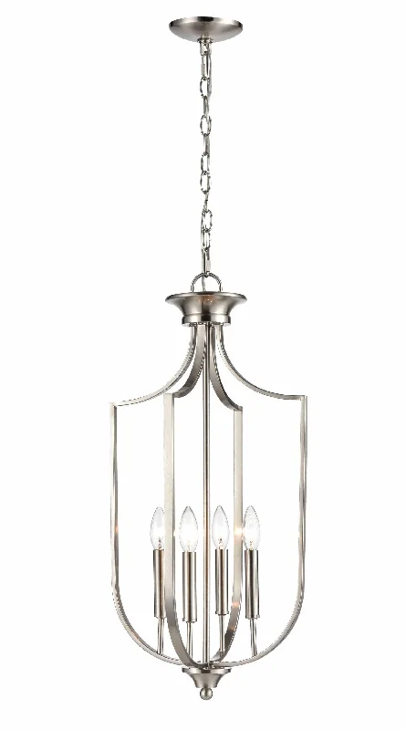 Mid - Century Modern Ceiling Lights with Simple, Sleek LinesMid - Century Modern Ceiling Lights with Simple, Sleek LinesPendant Fixture - Brushed Nickel - 13.75in. Diameter - E12 Candelabra Base Mid - Century Modern Ceiling Lights with Simple, Sleek LinesMid - Century Modern Ceiling Lights with Simple, Sleek LinesPendant Fixture - Brushed Nickel - 13.75in. Diameter - E12 Candelabra Base