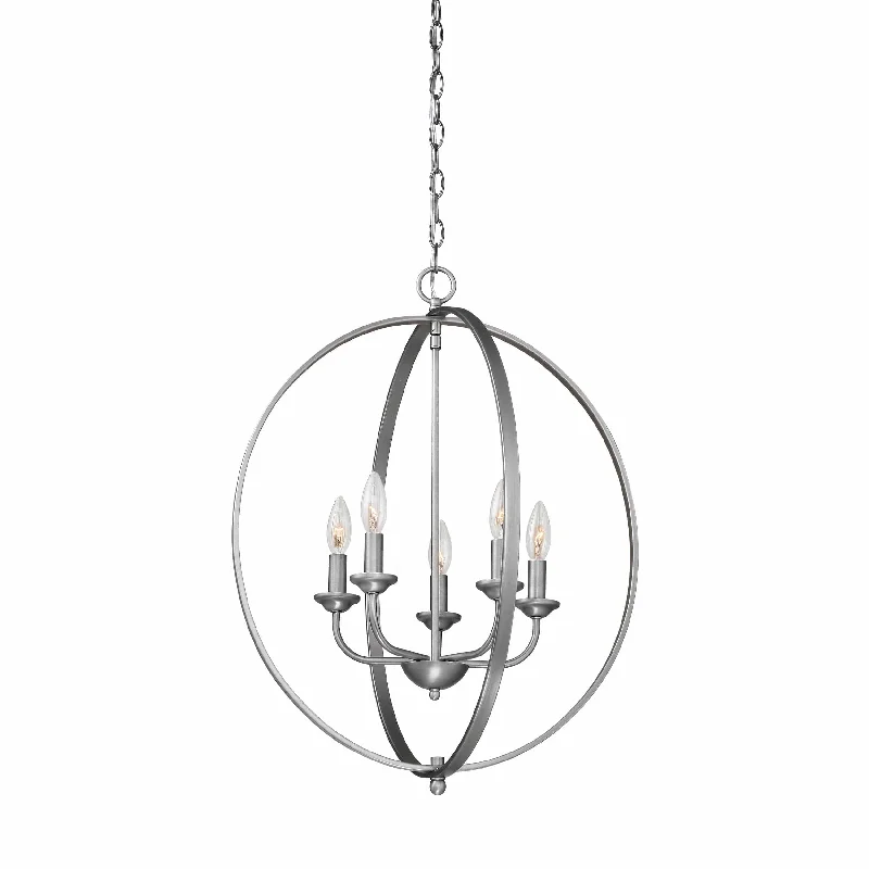 Mediterranean - Style Ceiling Lights with Terra - Cotta and Ceramic DetailsMediterranean - Style Ceiling Lights with Terra - Cotta and Ceramic DetailsPendant Fixture - Brushed Pewter - 20in. Diameter - E12 Candelabra Base