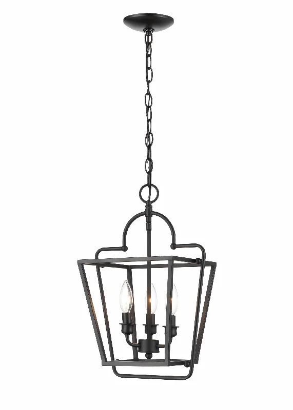 Contemporary Ceiling Lights with Unique, Abstract ShapesContemporary Ceiling Lights with Unique, Abstract ShapesPendant Fixture - Matte Black - 12in. Diameter - E12 Candelabra Base