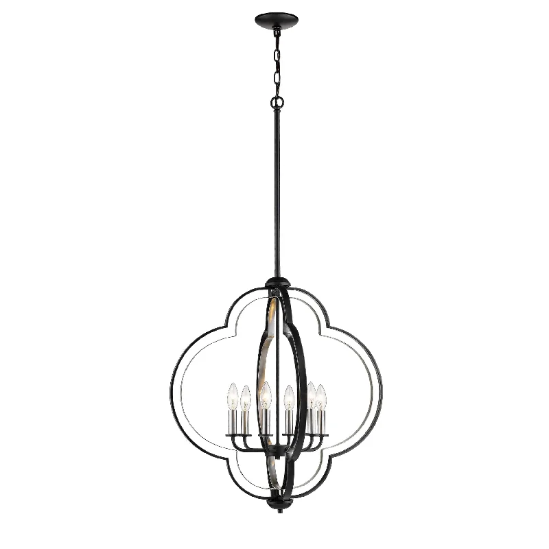 Art Nouveau Ceiling Lights with Organic, Flowing ShapesArt Nouveau Ceiling Lights with Organic, Flowing ShapesPendant Fixture - Matte Black / Brushed Nickel - 24in. Diameter - E12 Candelabra Base Art Nouveau Ceiling Lights with Organic, Flowing ShapesArt Nouveau Ceiling Lights with Organic, Flowing ShapesPendant Fixture - Matte Black / Brushed Nickel - 24in. Diameter - E12 Candelabra Base