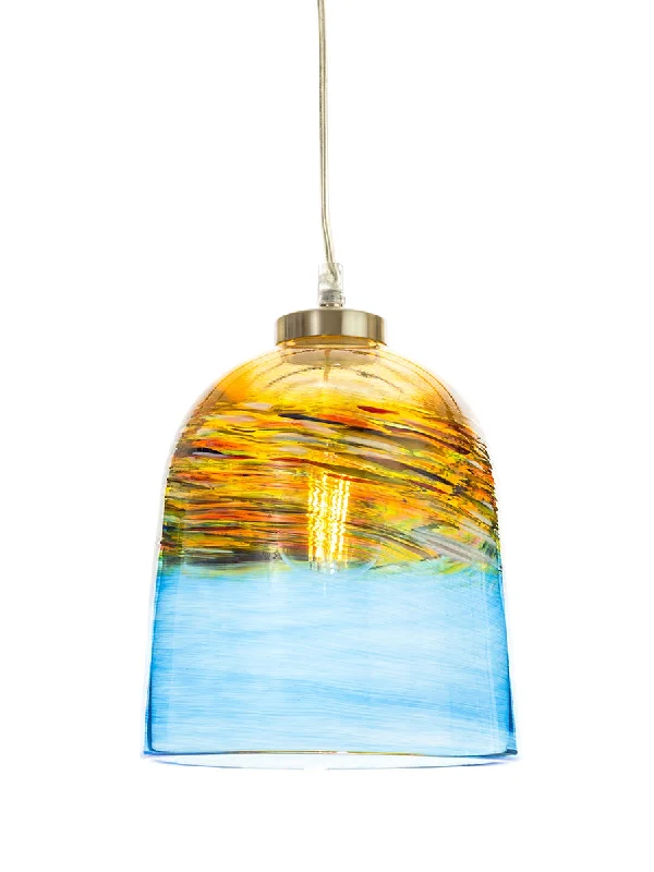 Rustic Ceiling Lights with Reclaimed Wood and Distressed FinishesRustic Ceiling Lights with Reclaimed Wood and Distressed FinishesTeign Valley Glass Large Pendant Pebble